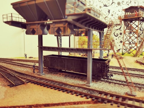 Mini diorama gru - 1/87, a